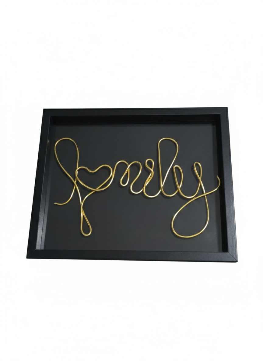 Wire art, unique gift/decoration, handmade