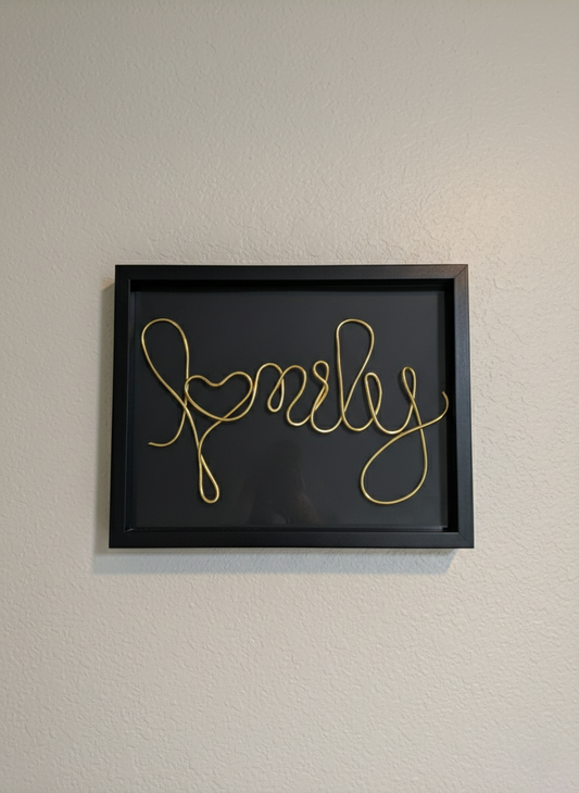 Wire art, unique gift/decoration, handmade
